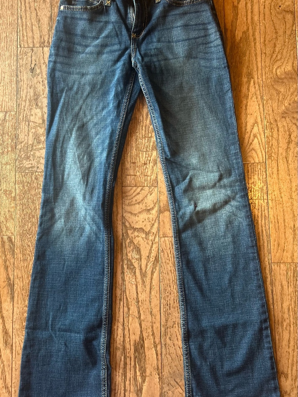 Juniors girls Blue Classic bootcut Jeans 34 inseam